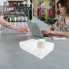 Filiżanki spodki 2 komputery komercyjne stałe kubki do kawy Pearl Bawełniane napoje na wynos Holder