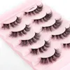 ysdo 3510 أزواج 3D Mink Lashes Faux Fluffy Lash Natural Soft Full Resulable False Easelash Crisscross Eyelashes 240318