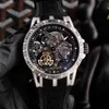 Relógios para homens excalibur relógio mecânico de luxo combina força com beleza colorido colocação relógios geneva marca relógio de pulso
