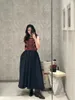 Casual Dresses Top Quality 2024 Spring Summer Silk Wool Women Dress O Neck Sleeveless Fashion Belt Butterfly Embroidery A-Line Long