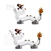 Lifelike 3D Dragon Shape Dab Rig Hookahs 10 인치 14mm 암 머리 유리 오일 버너 봉 샤워 헤드 Perc Bubbler 워터 파이프 다운 스템 오일 냄비와 보울