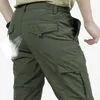 Pantalon pour homme, léger, tactique, respirant, décontracté, militaire, Long, imperméable, séchage rapide, Cargo, automne 2024