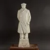 Sculptures Chinois Blanc Porcelaine Mao Zedong Figurine Président Mao Statue 14,2 pouces