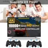 Joueurs de jeux portables Console de jeu vidéo 4K TV Game Stick 64G avec plus de 20 000 joueurs de jeu portables intégrés et 4 contrôleurs de plateau de jeu sans fil Q240326