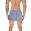 Clever-Menmode Männer Tragbare Handtuch Hosen Schlaf Bottoms Sexy Culottes Pyjamas Flauschige Nachtwäsche Sauna Tasche Dicke Homewear m3uw #