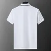 2 New Fashion London England Polos Shirts Mens Designers Polo Shirts High Street Embroidery Printing T shirt Men Summer Cotton Casual T-shirts #1601