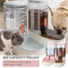 Füttern Haustierzubehör Hundebedarf Hundefutterbehälter Automatischer Hundefutterautomat Automatischer Wasserspender für Katzen Hundenapf mit großem Fassungsvermögen