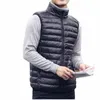 2023 Nouveau manteau d'hiver pour hommes 90% gilet en duvet de canard blanc portable veste à manches ultra légère gilet portable pour hommes i4td #