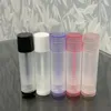 Bottiglie di stoccaggio 50 pezzi 5 ml Tubi per labbra vuoti Contenitori cosmetici Rossetto Strumenti per il trucco da viaggio in plastica traslucida