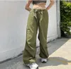 Pantalon ample à jambes larges pour fille épicée, joli legging de sport de danse, style loisirs, cordon de serrage noué à la taille