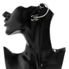 Boucles d'oreilles à dos en forme de Scorpion, couleur unie, Clip d'oreille, personnalité en métal, bijoux gothiques Vintage