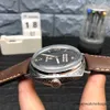 남성의 고급 시계 기계식 시계 Panerei 스위스 자동 운동 Sapphire Mirror 47mm 수입 소 가죽 watchband 브랜드 스포츠 손목 Watche Jwyy