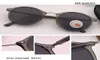 Retro kleine klassieke 4242 vintage ronde gepolariseerde zonnebrillen mannen merkontwerper zonnebrillen dames metalen frame zwarte lens rijden UV2268667