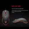 Möss Motospeed v40 Programmerbar 4000 DPI Gaming Gamer Mouse USB Computer Laptop PC Wried Optical Mause Backbelyst andning LED för PC