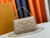 حقائب مصممة 5A مصممة فاخرة GO-14 مم من Malletage Women Forctions Womens Crossbody Bag Classic Flap with Twist Lock Fashion Handbag Counter Bag