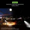 4000mAh induktion Bicycle Front Light Set USB uppladdningsbar smart strålkastare med horn 800 Lumen LED -cykellampa Cykling ficklampa 240322