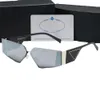 Designer heren zonnebril mode zwart transparant klassieke spiegelbril driehoekige klassieke retro zonnebril voor dames