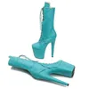 Dansskor Leecabe Pu Upper 20cm/8inch Women's Platform Disco Party High Heels Pole Boot