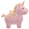 Cajas Toddmomy Rainbow Unicorn Piggy Bank Girls Resin Unicorn Piggy Bank Toy Kid Money Bank Banks Banks Unicornio Regalos