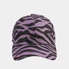 Boll Caps Ldlysh Cotton Stripe Print Baseball Cap justerbara utomhus snapback -hattar för män och kvinnor 108