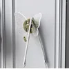 Hooks Creative Light Luxury Butterfly Hook Bathroom No Punch Wall Mark Hanging Clothes Entry Gate Strong Adhesive