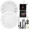 Klockor Tillbehör 2 Set Silicone Mold Clock Works Replacement Kit Component Mekanism Mögel Mögel: Pekare: Aluminiummotorer Drivet harts