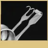 Supplies Beauty Stainless Steel Double Eyelid Draw Hook Eye Bag Draw Hook Ring Rake Double Single Claw