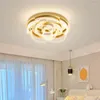 Luzes de teto moderno e minimalista sala estar lustres atmosfera led montagem embutida lâmpada nordic luxo restaurante hall ouro lustre