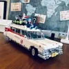 Block i lagerkompatibla 10274 Ghostbusters Ecto-1 byggstenar Bilmodell tegel för barn vuxna leksaker födelsedag julklappar t240325