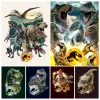 Stitch Dinosaur Diamond malarstwo Jurajskie Świat STITCH 5D Full Diamond Hafdery Animal Rhinestone Pictures Decor Home Decor DIY