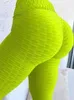 Pantaloni attivi FASHION Vita alta da donna Yoga Controllo della pancia Bottino dimagrante Leggings stereo 3D Allenamento per ragazza Leggins da corsa Push Up