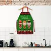 Świąteczny fartuch kuchenny czyszczenie gotowania Konieczne dla domowych świątecznych uroczystości 240321