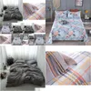 Sängkläder sätter 13 Hearth Harbour Single Bed Sheets - Uppsättning av 3 El Deluxe Double Brush Super Soft Drop Delivery Home Trädgård Textiles Suppl Otdoe