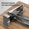 Hammer Multifunction Nonslip Shockproof Steel Hammer Professional Camping Mallet Workshop Carpenter Multi Portable Hardware Tools