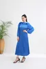 Robes décontractées basiques 2024 nouvelles robes longues plissées décontractées pour femmes grande taille fête de haute qualité dames de luxe élégantes dernier jer sle volantC24315