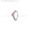 Designer pandoras ring Panjiadora White Copper S925 Christmas New Love Star Ring Blue Fashion Versatile Couple Ring