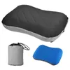 Camping Pillow Ultralight Inflatable Cushion Travel For Neck Lumbar Support Square Pillows Backpacke Hike 240312
