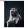 Stitch Diy 5D Full Diamond Painting cross stitch kits art Pug Dog 3D paint by diamond round/square diamond embroidery animal wall decor