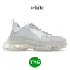 Luxury designer shoes black white beige fluo pink neon mint yellow grey red blue triple-s clear sole men sneakers women trainers Balencaigaities platform casual shoe