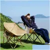 Mobilier de camp extérieur pliant Cam chaise portable lune tabouret de pied pliable pour la randonnée pique-nique chaises de pêche outils de siège Drop Deliver Otuxx