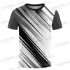 Herr t-shirts herr t-shirt kort slve sport t 3d utskrift anpassningsbara lagnamn kläder snabbt torkande mode o nack överdimensionerade toppar t240325