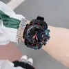 Часы Pharaohs Annual Limited Watch Мужские электронные женские младшие школьники Модные модные многофункциональные ночные светильники Водонепроницаемые