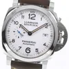 2024 Panerais Luxury Watches Herrens armbandsur 1950 PAM01499 3 dagar Vit Dial Automatiska mekaniska klockor fulla rostfritt stålvattentäta Luminors