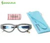 Солнцезащитные очки Soolala Bling Afinestone Cat Eye Anti Blue Light Grownes Women Eyeglasses Датроими Пресбиопия увеличение 9954243