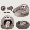 canili penne Slot Pet Dog Nest Plus velluto caldo peluche divano letto forniture per animali Y240322