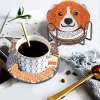 Stitch DIY Diamond Malarstwo Zestaw Kit Diamonds Cup Mat Ornament dla początkujących Małe Diamentowe Malowanie rzemiosło dla dorosłych Dzieci