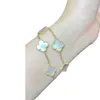 Brand charm Van Four-leaf clover Bracelet Versatile Fashion V Gold Thickened 18K Rose Plated Seiko Jewelry