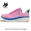 Najwyższej jakości Clifton 9 Bondi 8 Buty do biegania damskie męskie ludzie mish trenerzy chmura biały czarny różowy niebieski na zewnątrz biegacze sportowcy jogging sportowe trampki