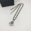 2024 Designer Brand Cross Ch Necklace for Women Chromes High Boat Anchor Flower Pendant Silver Plated Chain Mens Sweater Heart Men Classic Jewelry Neckch GTR3