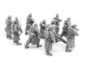 10pcs 28 mm d'escouade de mort ingénieurs de la résine impériale modèle de table de jeu de jeu de soldats figurines non peintes figurines miniatures